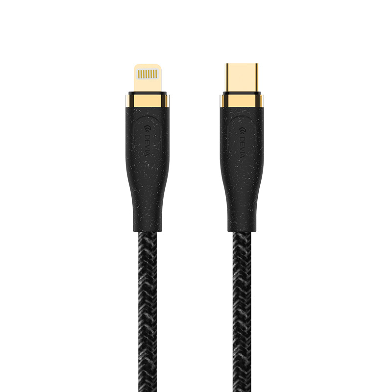 DEVIA Star Series EC418 1.5m Type-C to Lightning Cable PD 27W Fast Charging Syncing Cord DEVIA Star Series EC418 1.5m Type-C to Lightning Cable PD 27W Fast Charging Syncing Cord